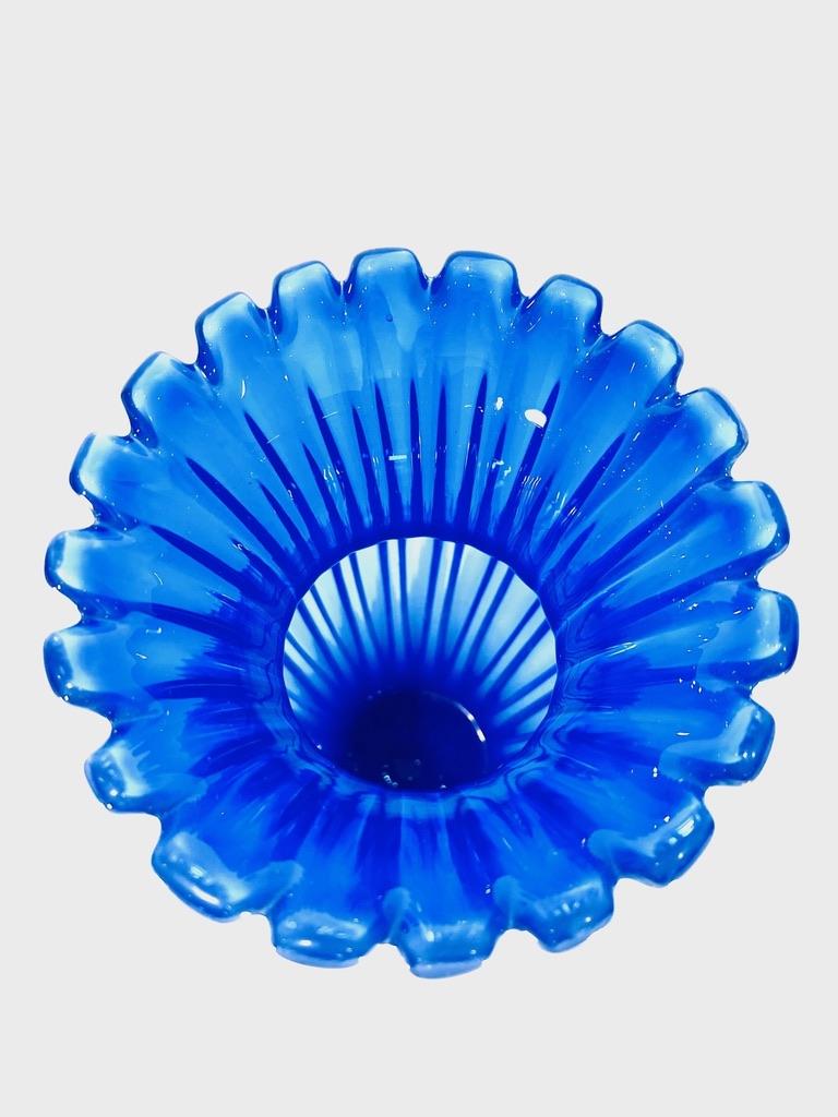 Archimede Seguso  blue Murano glass 