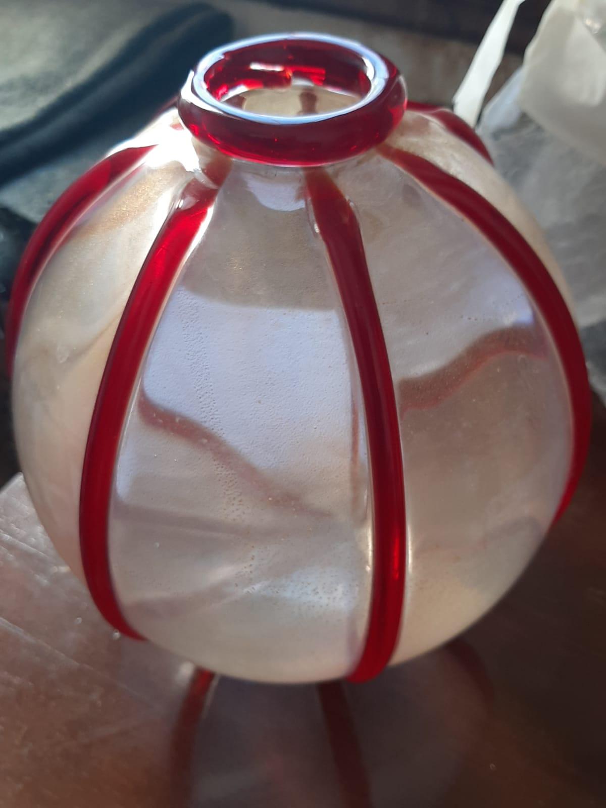 Archimede Seguso Bowl 50's Cristal de Murano