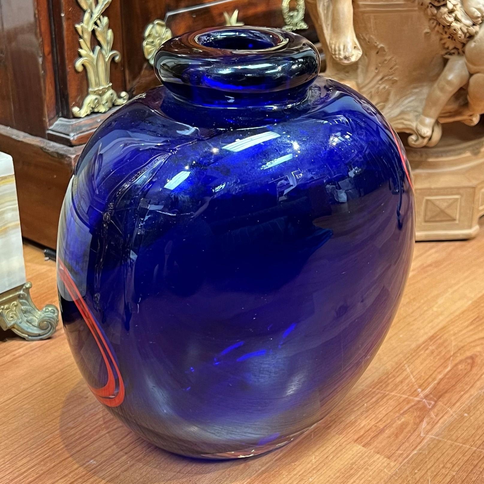 Archimede Seguso Carnevale Glass Vase 1