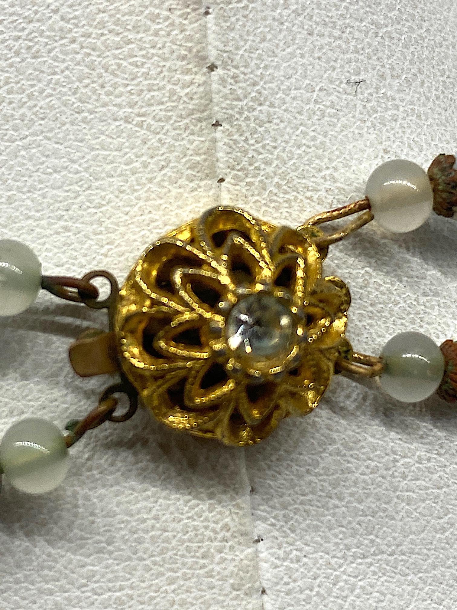 Archimede Seguso for Chanel White Opaline Murano Glass 1960s Necklace 3