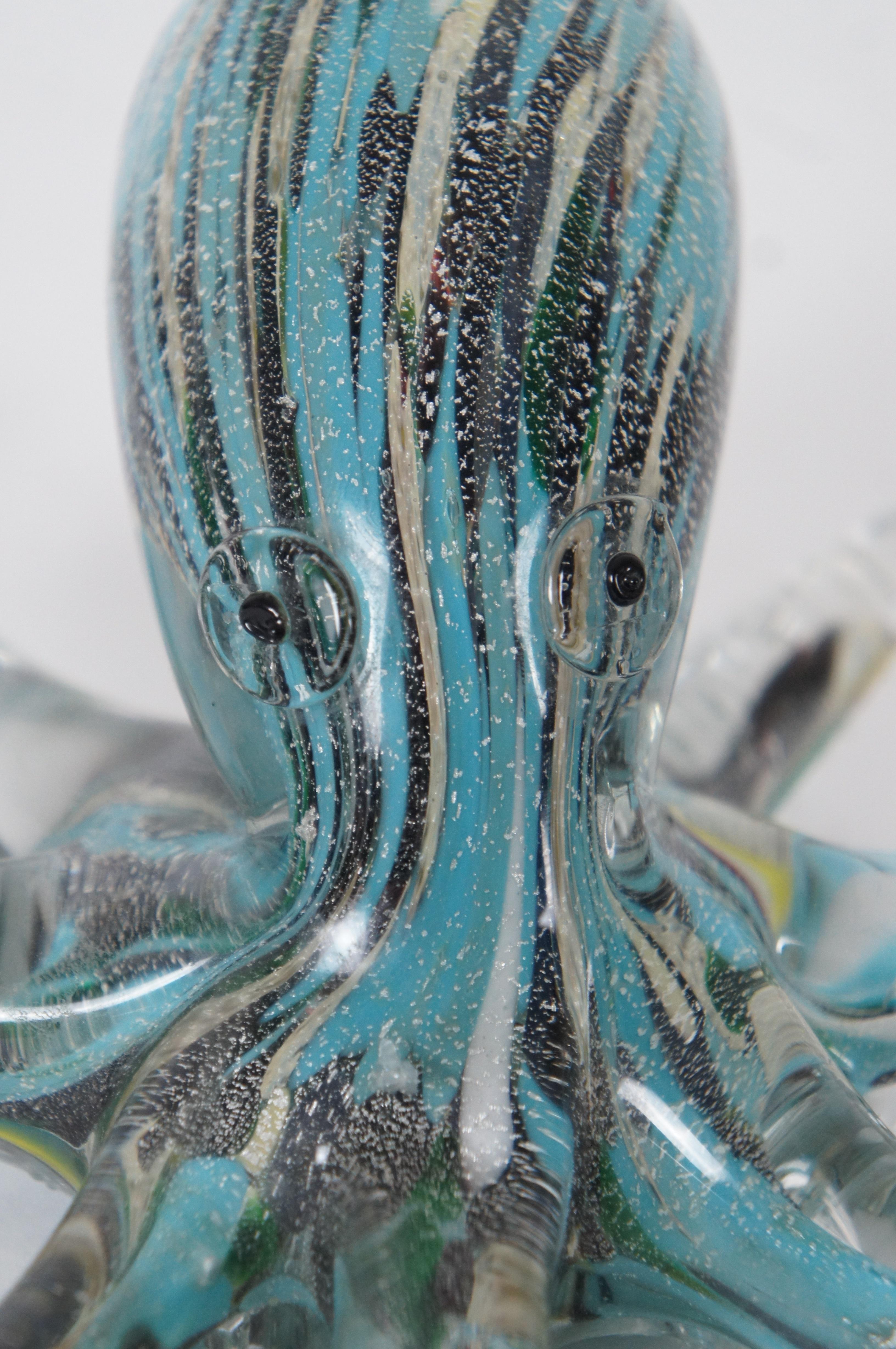 Archimede Seguso for Murano Handblown Art Glass Octopus Paperweight Sculpture  6