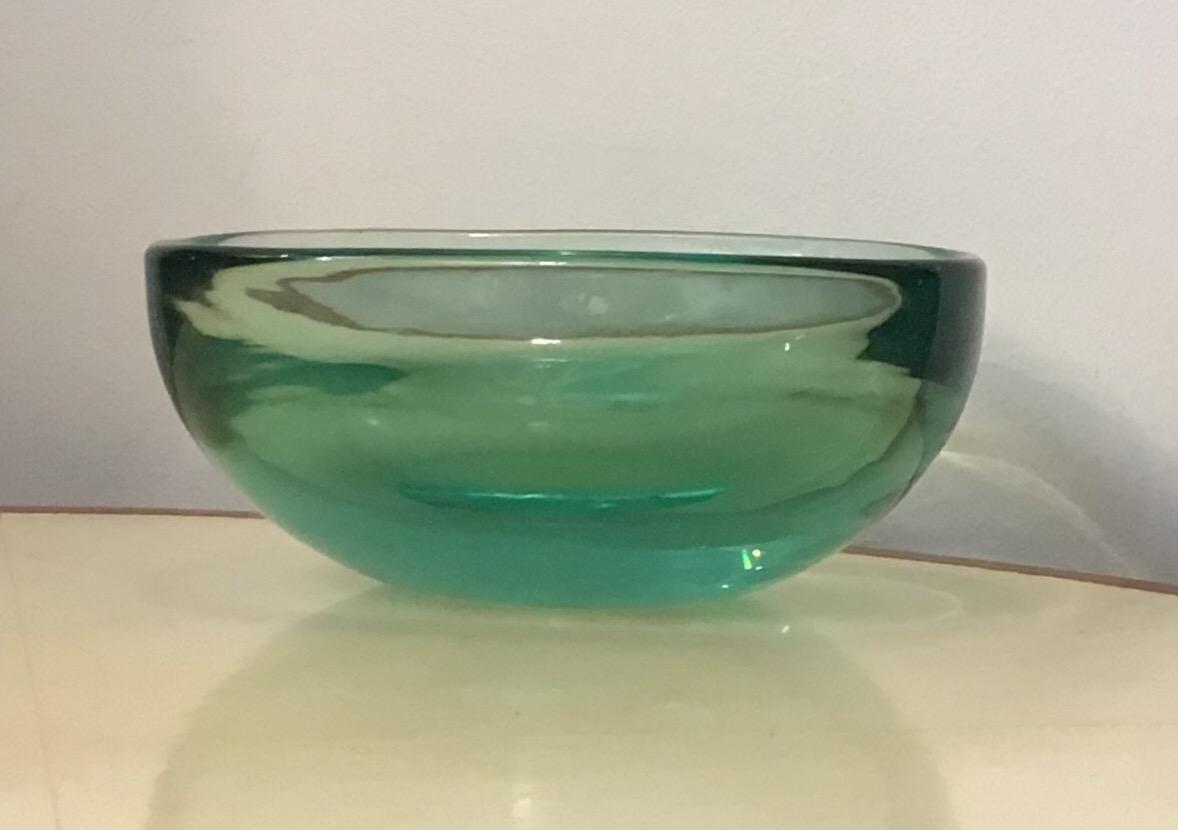 Archimede Seguso Centre de table en verre Greene & Greene Greene Submerged Murano, 1950 en vente 5