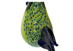 Archimede Seguso Italian Mid-Century Modern Chartreuse Bird