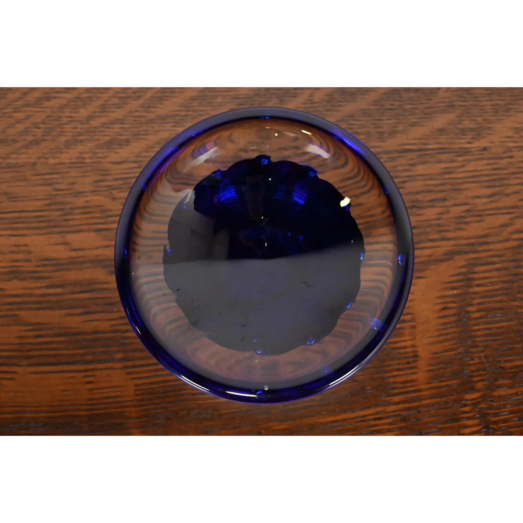 Archimede Seguso Italian Murano Glass Ashtray or Catchall In Good Condition For Sale In South Bend, IN
