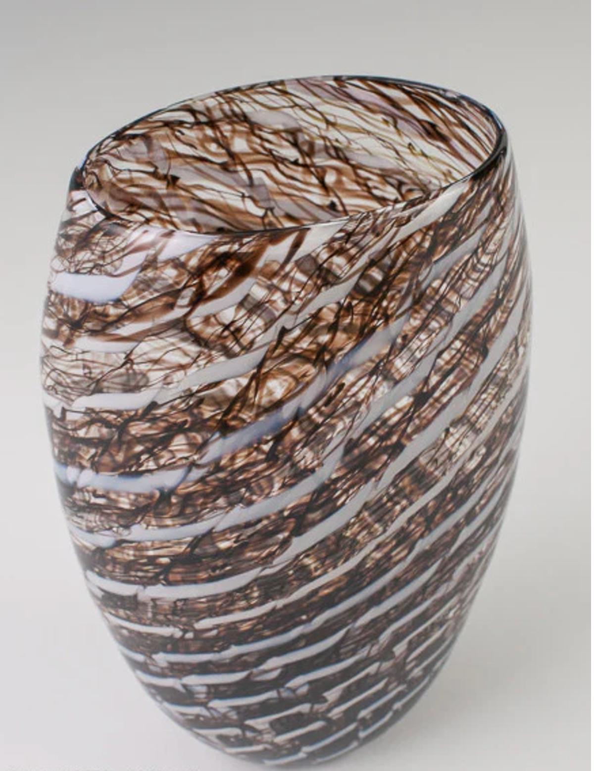 Italiano Archimede Seguso, vaso 'Merletto', 1950 in vendita