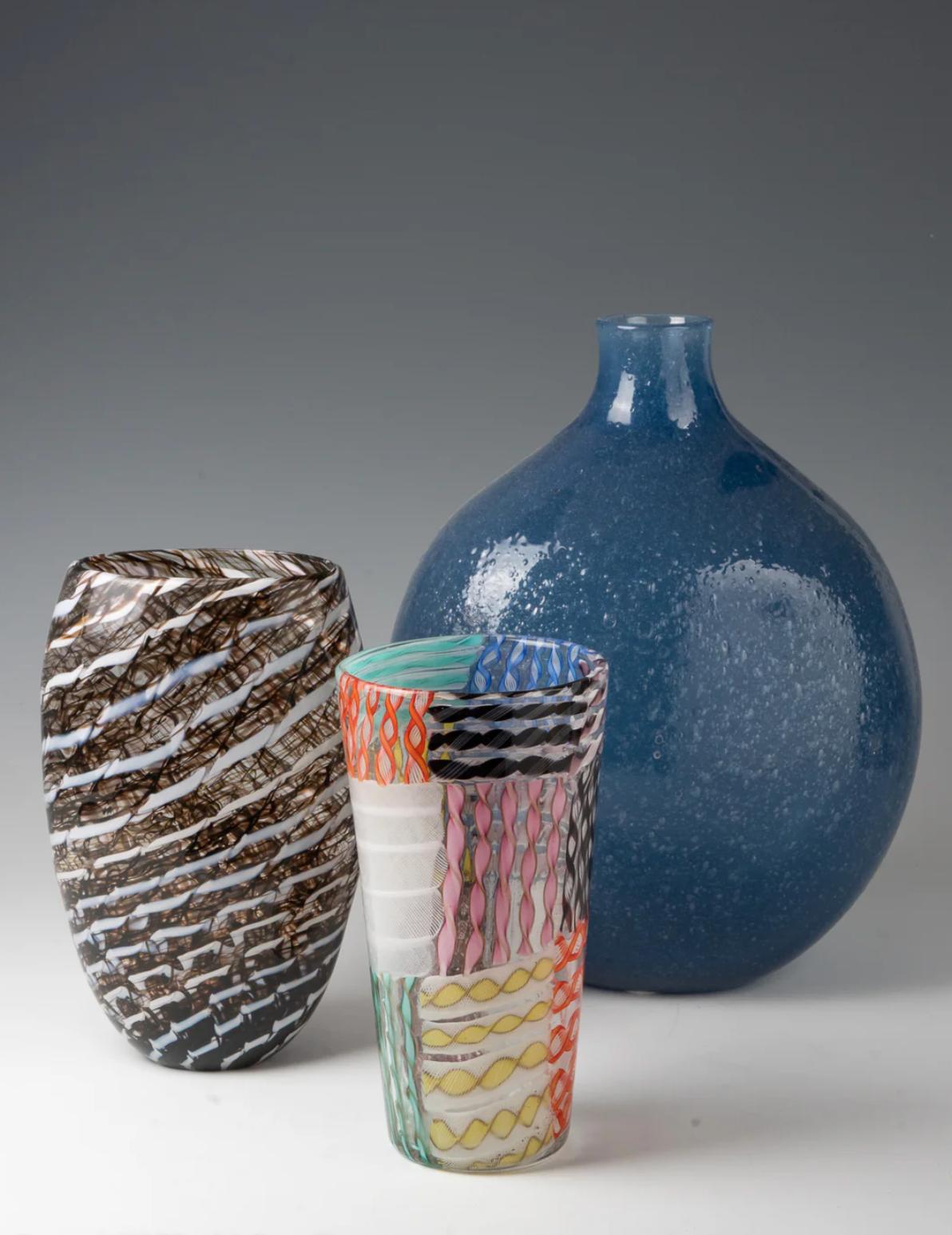 Metà XX secolo Archimede Seguso, vaso 'Merletto', 1950 in vendita