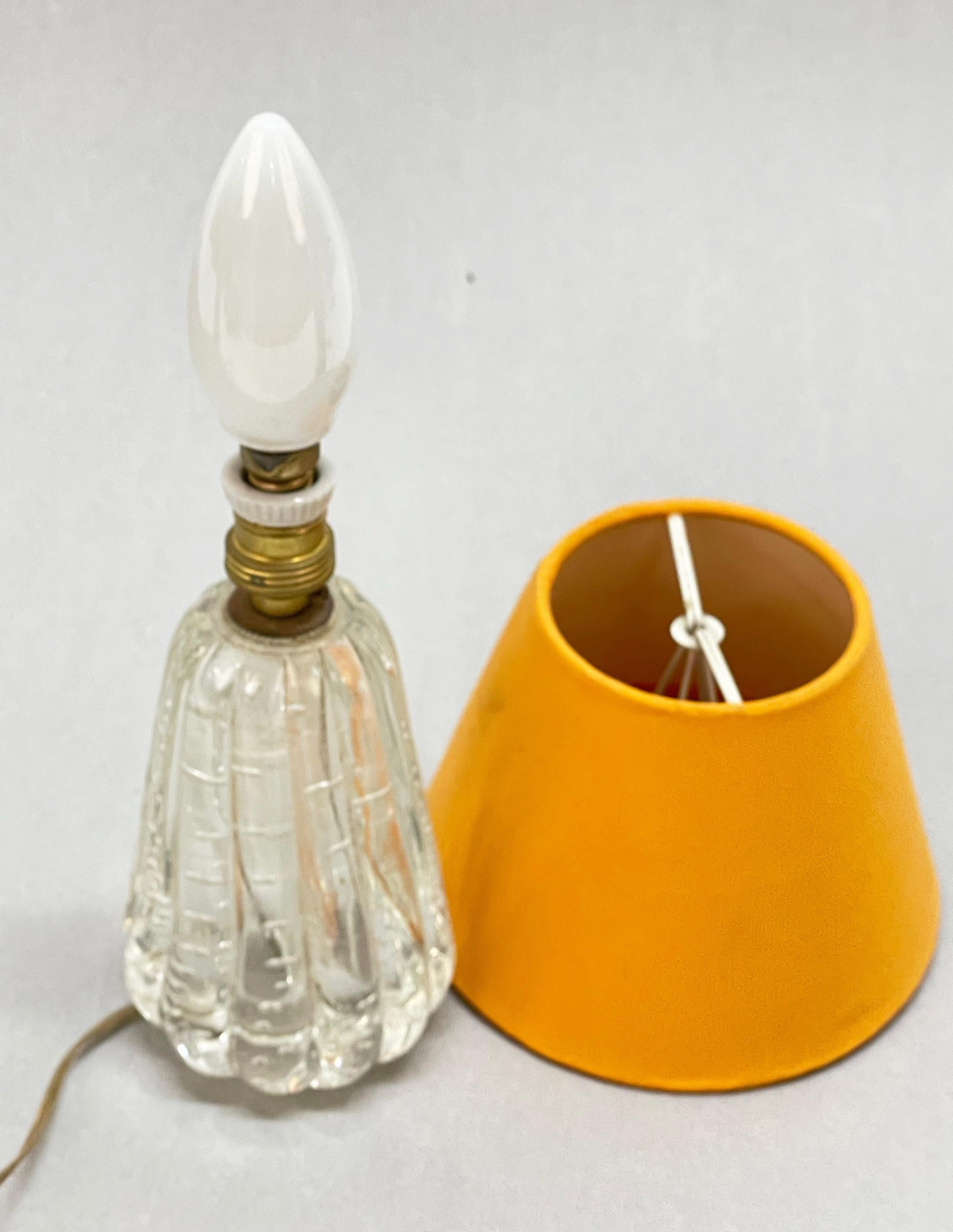 Archimede Seguso Midcentury Bullicante Murano Glass Table Lamp, Italy 1950s 4