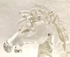 Archimede Seguso Murano Art Glass Horse