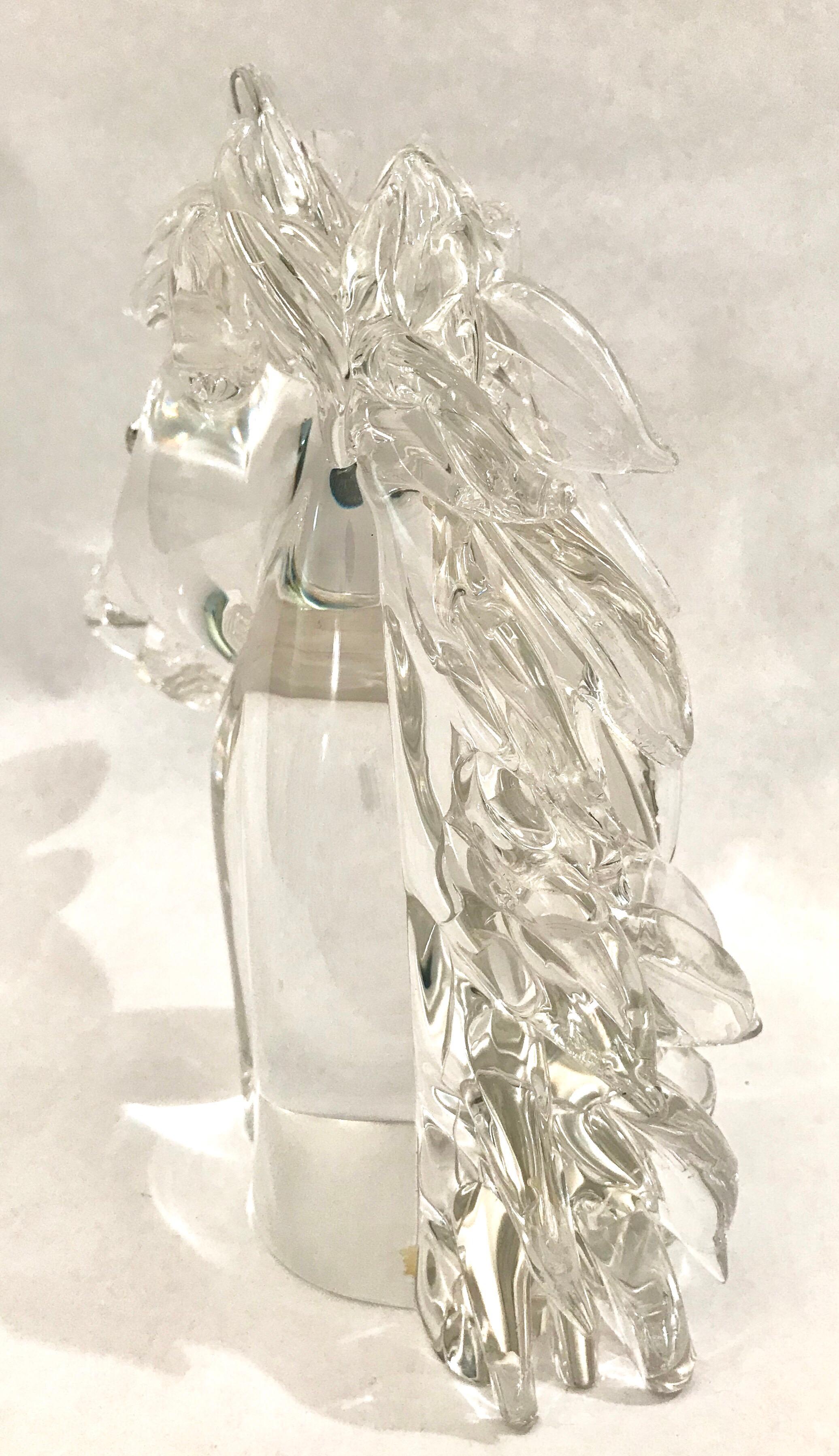 Italian Archimede Seguso Murano Art Glass Horse For Sale
