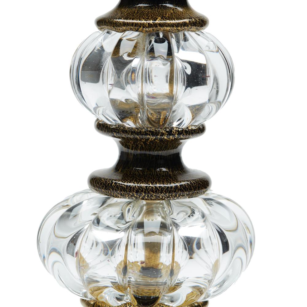 Archimede Seguso Murano Art Glass Lamp Base, circa 1960 1