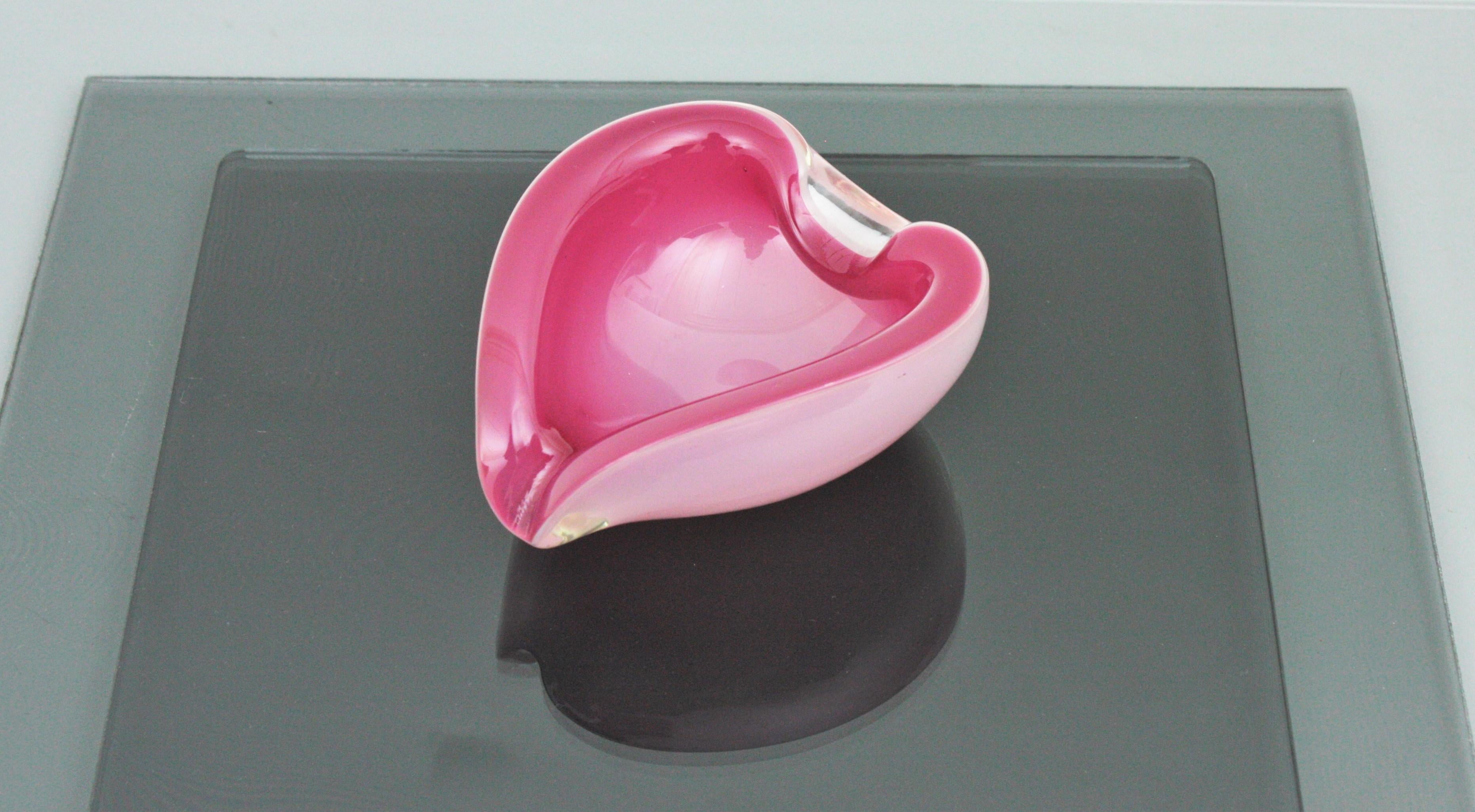 heart shaped glass bowl