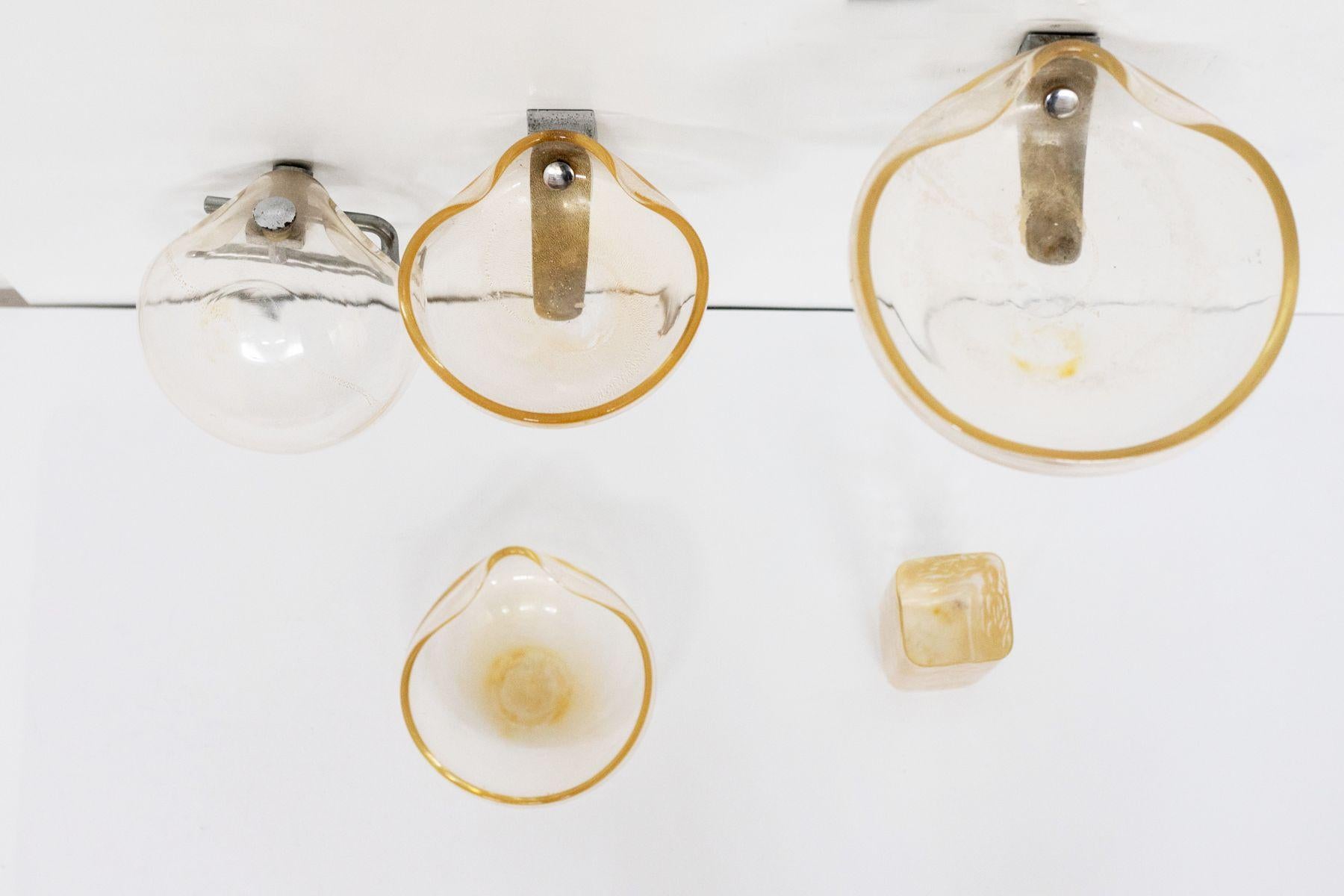 Archimede Seguso Murano Glass Bathroom Set 2