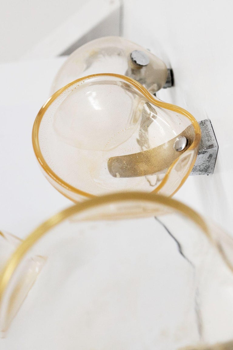 Archimede Seguso Murano Glass Bathroom Set For Sale at 1stDibs