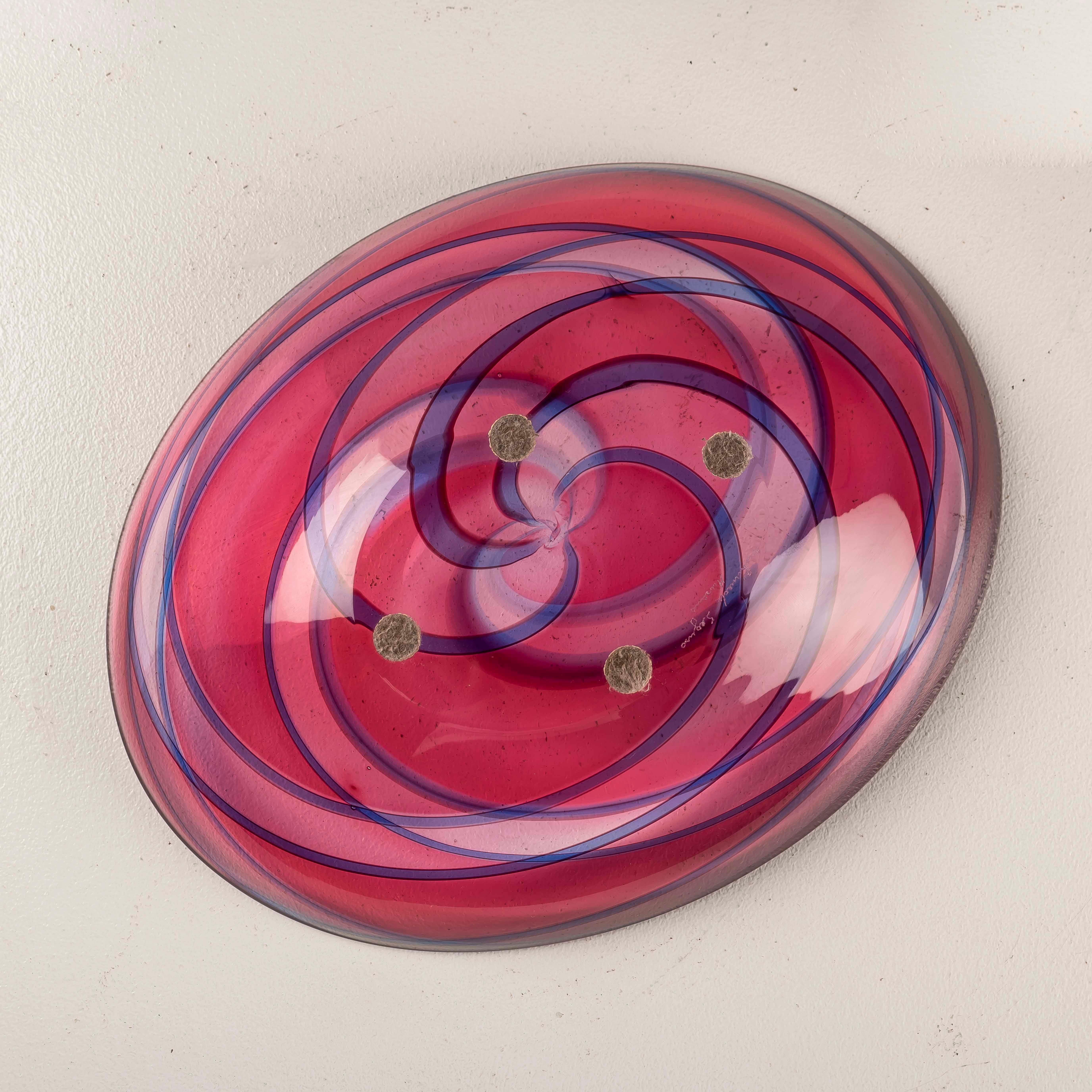 Mid-Century Modern Archimede Seguso, coupe en verre de Murano, années 1960 en vente