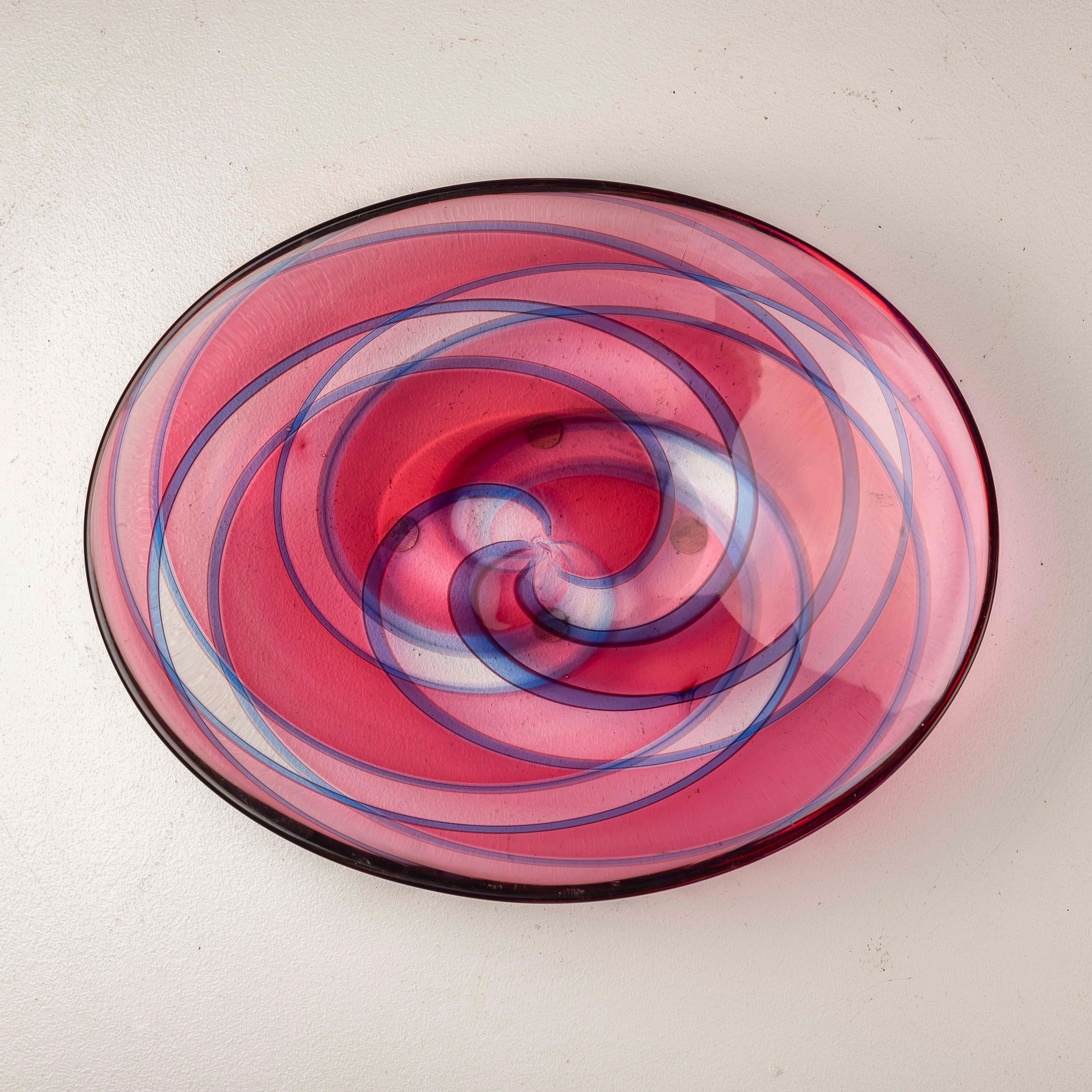 Italian Archimede Seguso, Murano glass Bowl 1960s For Sale