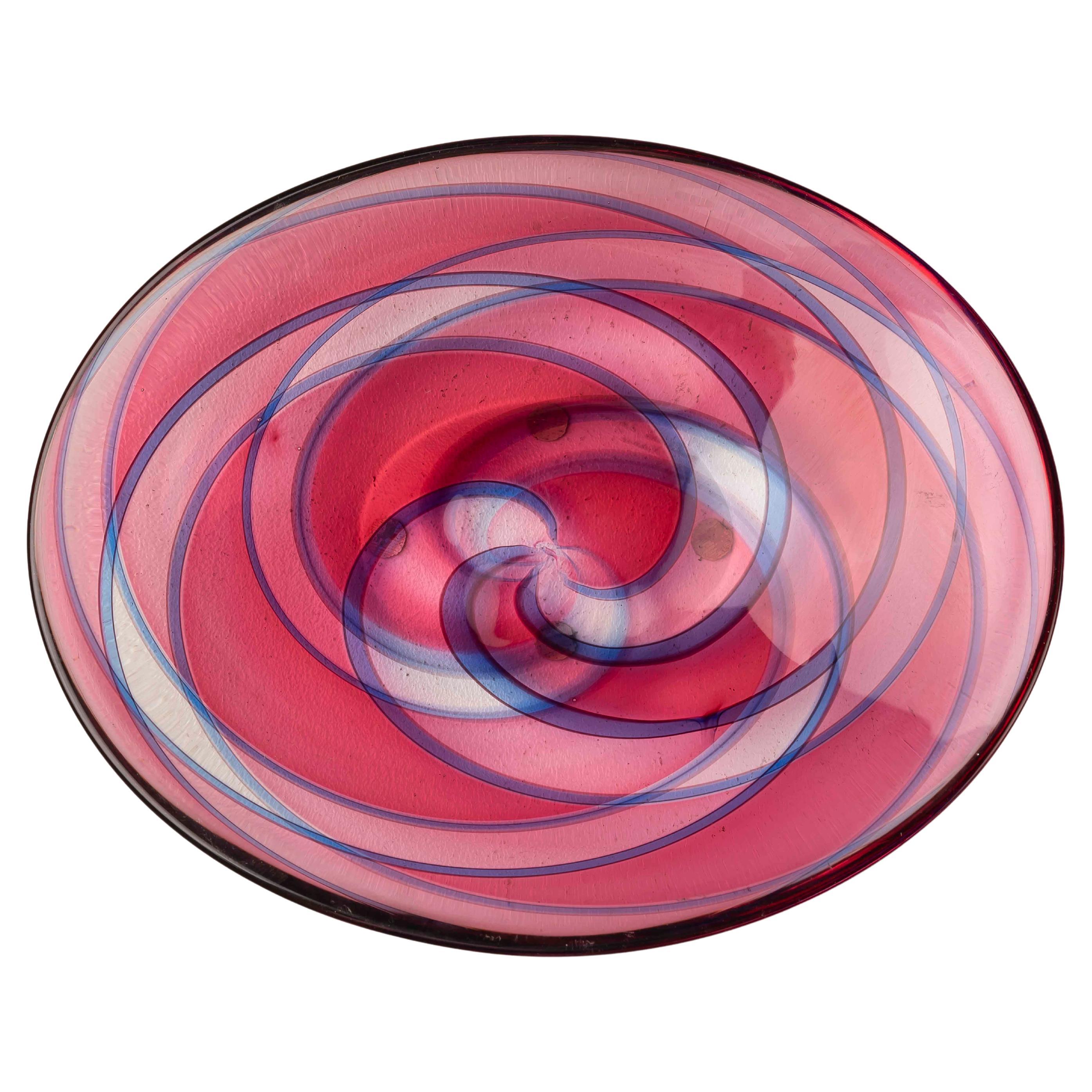 Archimede Seguso, Murano glass Bowl 1960s For Sale