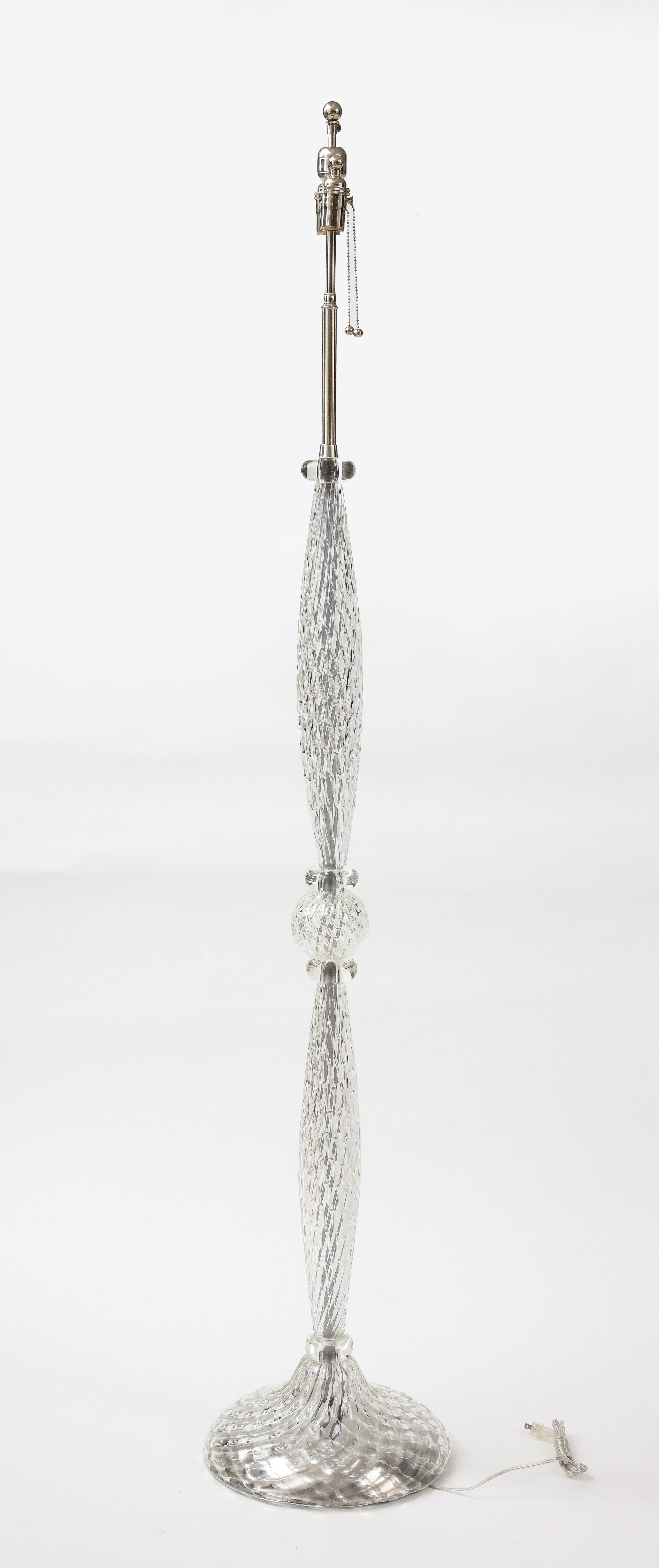 Stehlampe aus Muranoglas von Archimede Seguso im Angebot 4