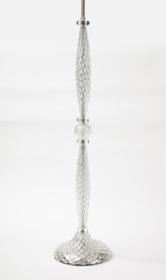 Archimede Seguso Murano Glass floor Lamp