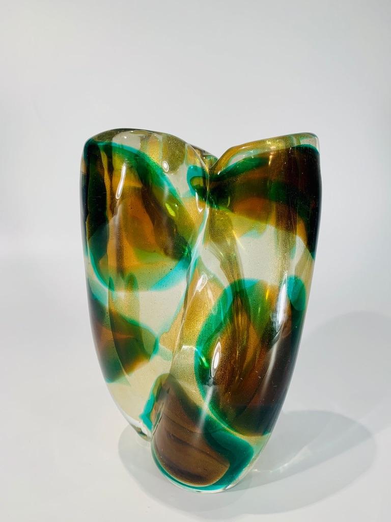 Vaso in vetro di Murano 