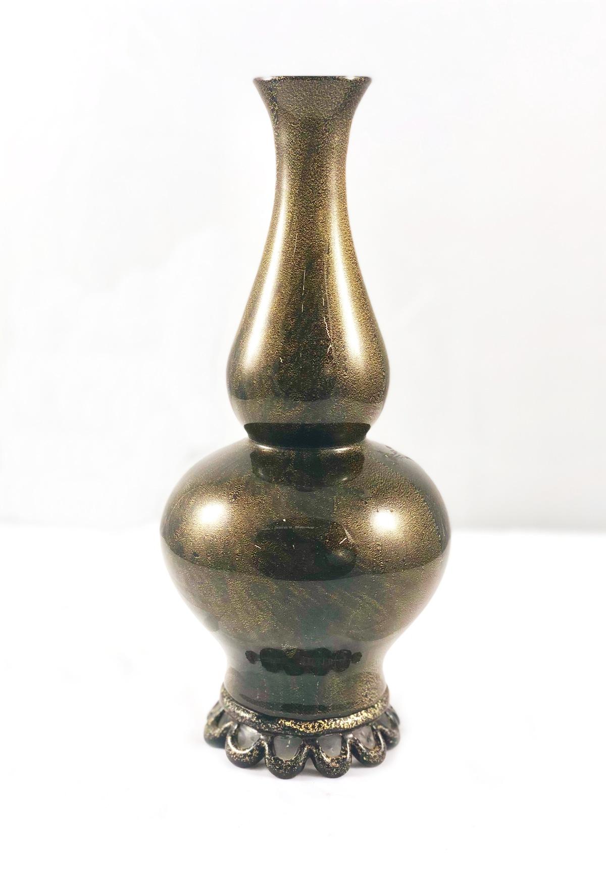 Archimede Seguso Murano Glass Vase for Egidio Costantini 1