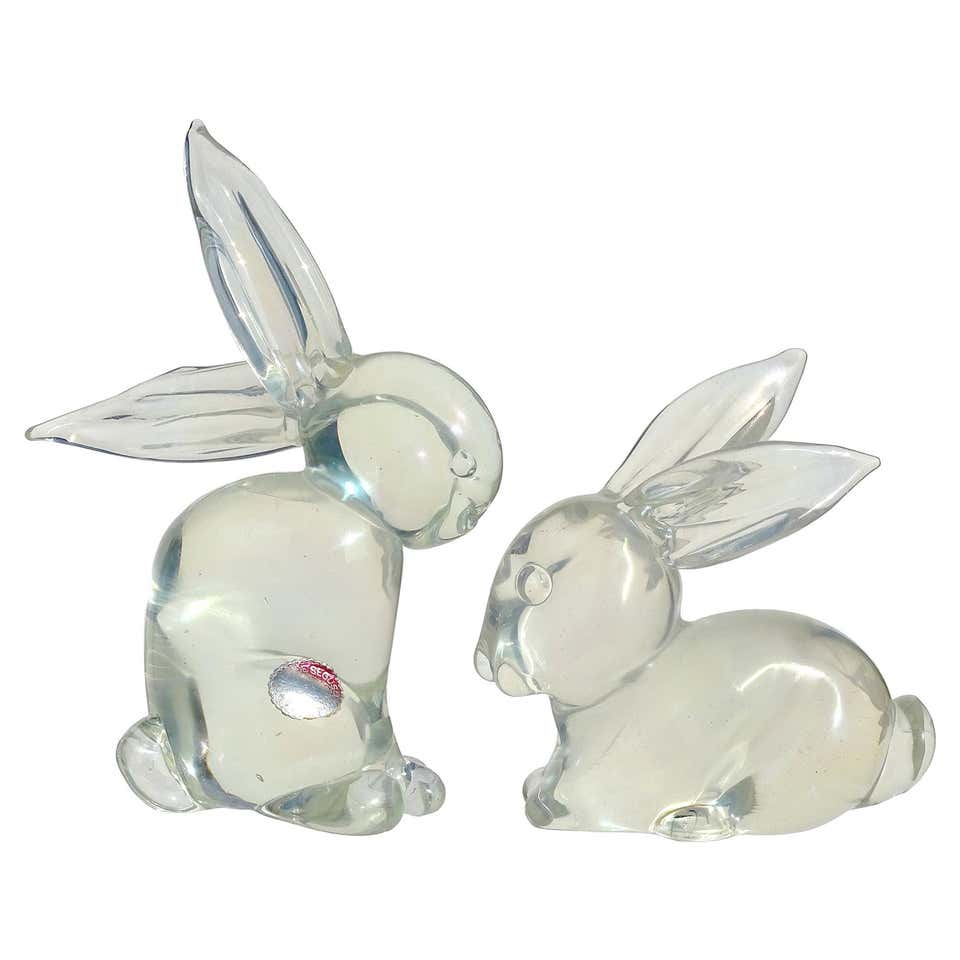 Murano Glass Rabbit - 8 For Sale on 1stDibs | murano rabbit, glass ...
