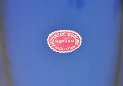 Archimede Seguso Murano Italian Glass Vase