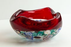Cuenco «Millefiori Incalmo» de Archimede Seguso, Murano, Italia, década de 1950