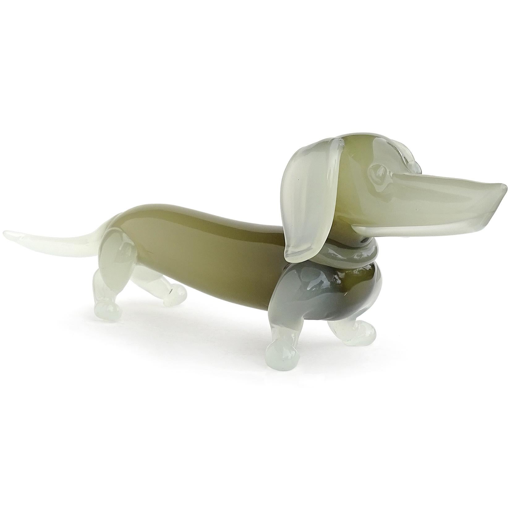 murano glass dachshund