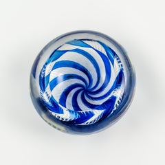 Archimede Seguso Murano Zanfirico bowl with white filigree