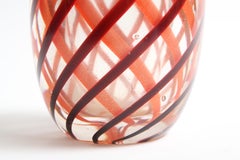 Archimede Seguso Nastro Richiamato Vase