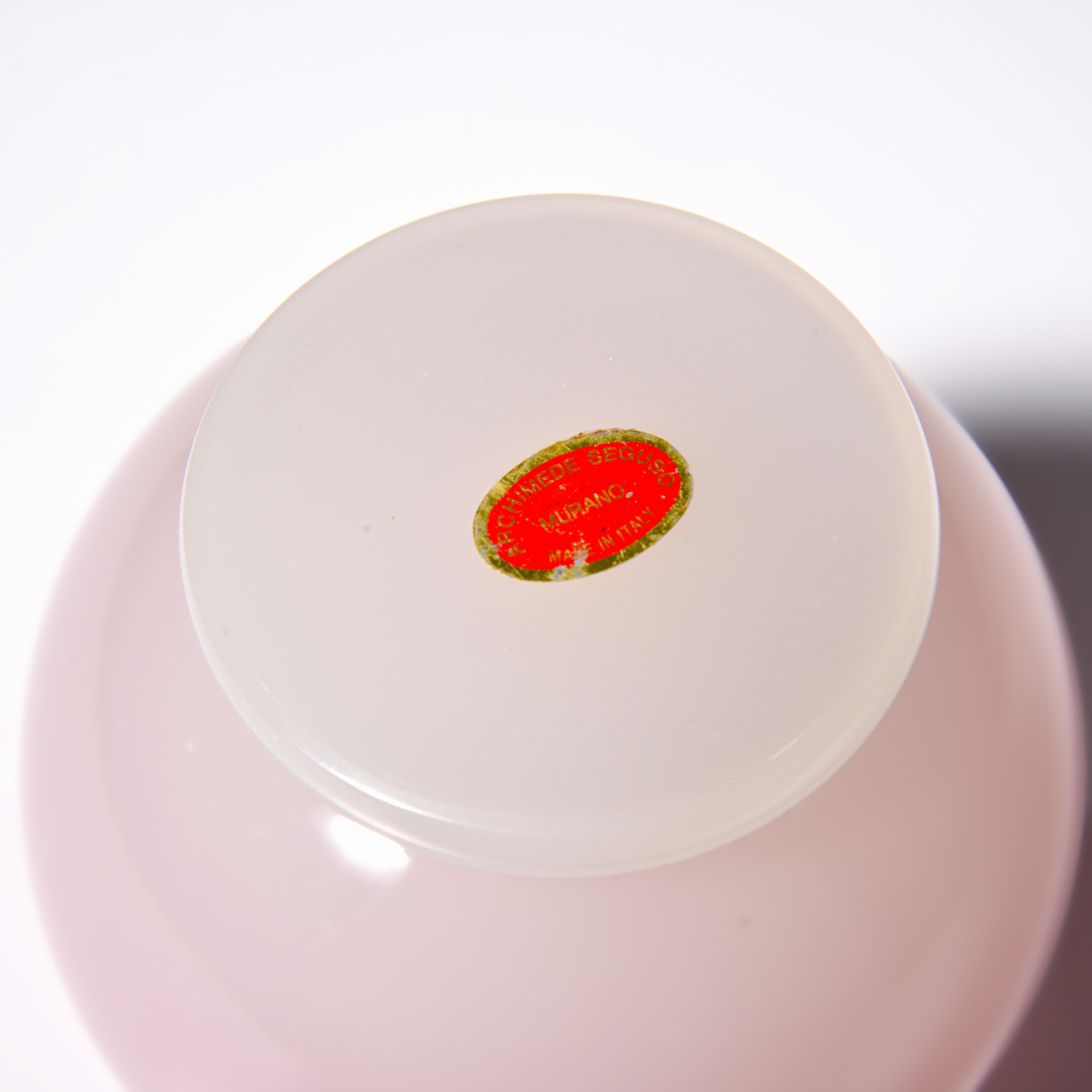 Archimede Seguso OPALINO Vases / Vessels, Leslie Pina Collection, Priced Each For Sale 4