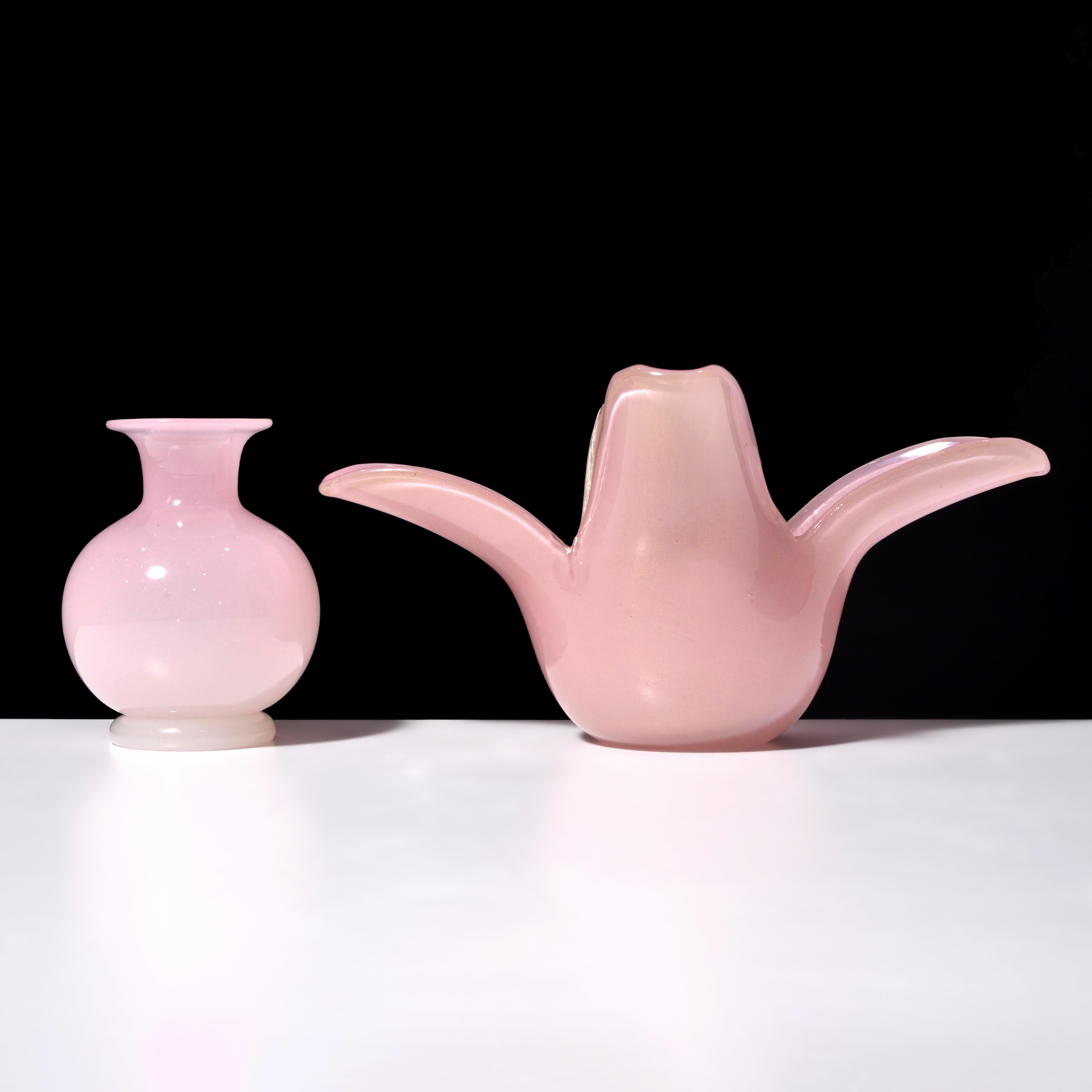 Archimede Seguso OPALINO Vases / Vessels, Leslie Pina Collection, Priced Each For Sale 2