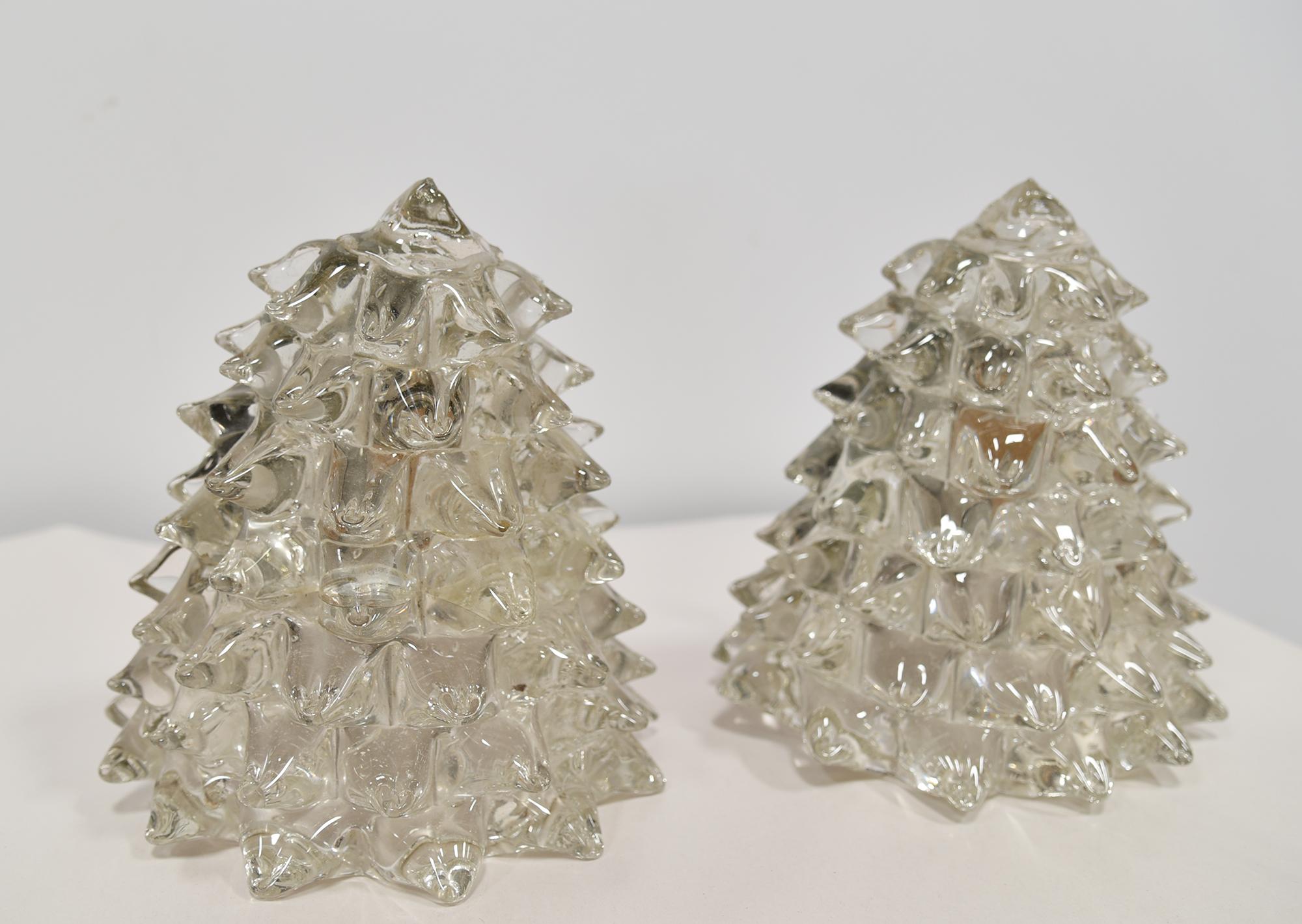 Italian ARCHIMEDES SEGUSO Pair of Glass Wall Sconces  For Sale