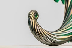 Archimede Seguso Rare Cornucopia in Murano Glass, 1940s