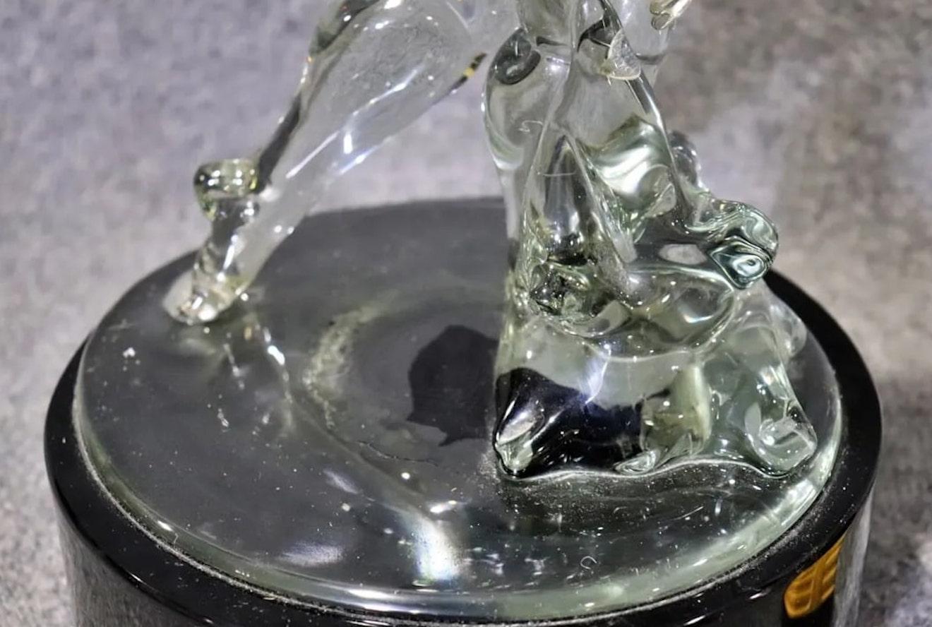 Archimede Seguso Signed Glass Sculpture For Sale 1