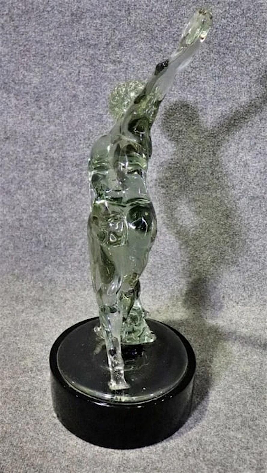Archimede Seguso Signed Glass Sculpture For Sale 3