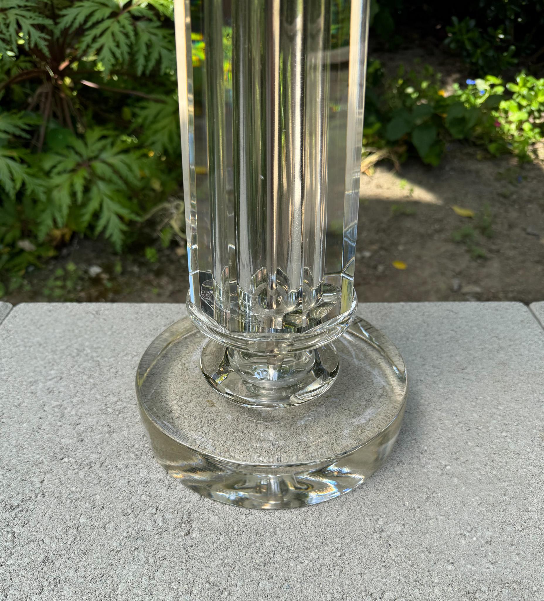 Archimede Seguso Signed Murano Glass Lamp, Italy c.1970 For Sale 4