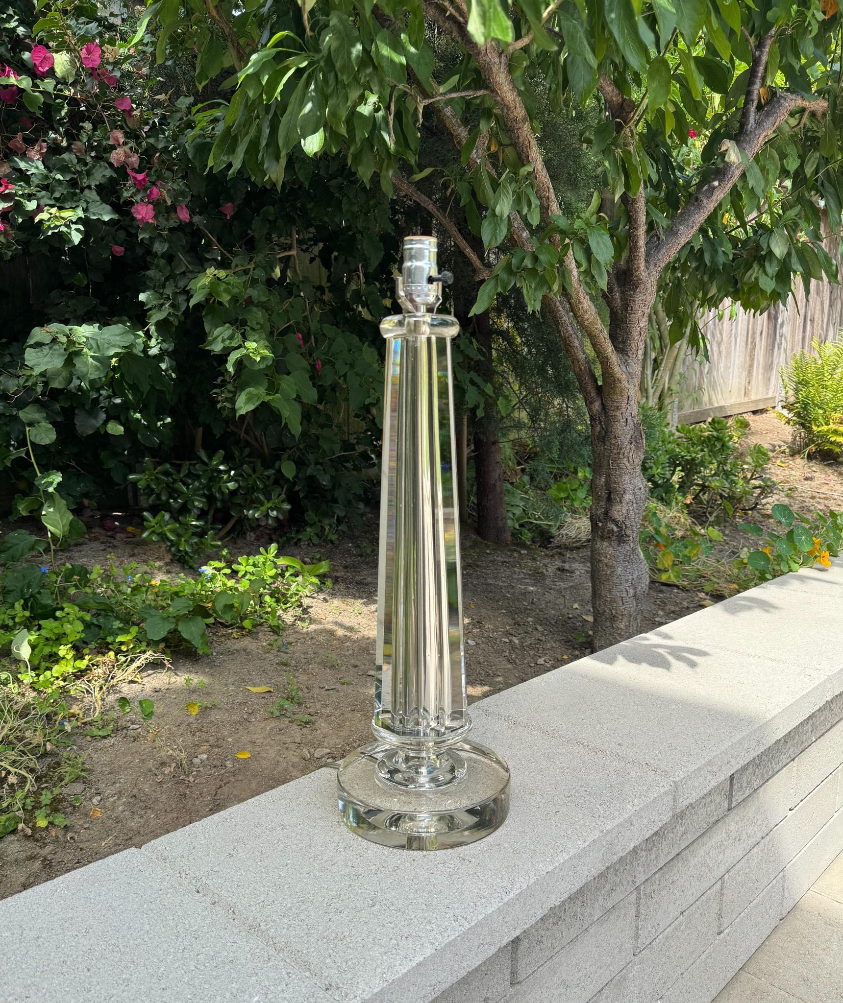 Archimede Seguso Signed Murano Glass Lamp, Italy c.1970. 

Measures: 23 1/4