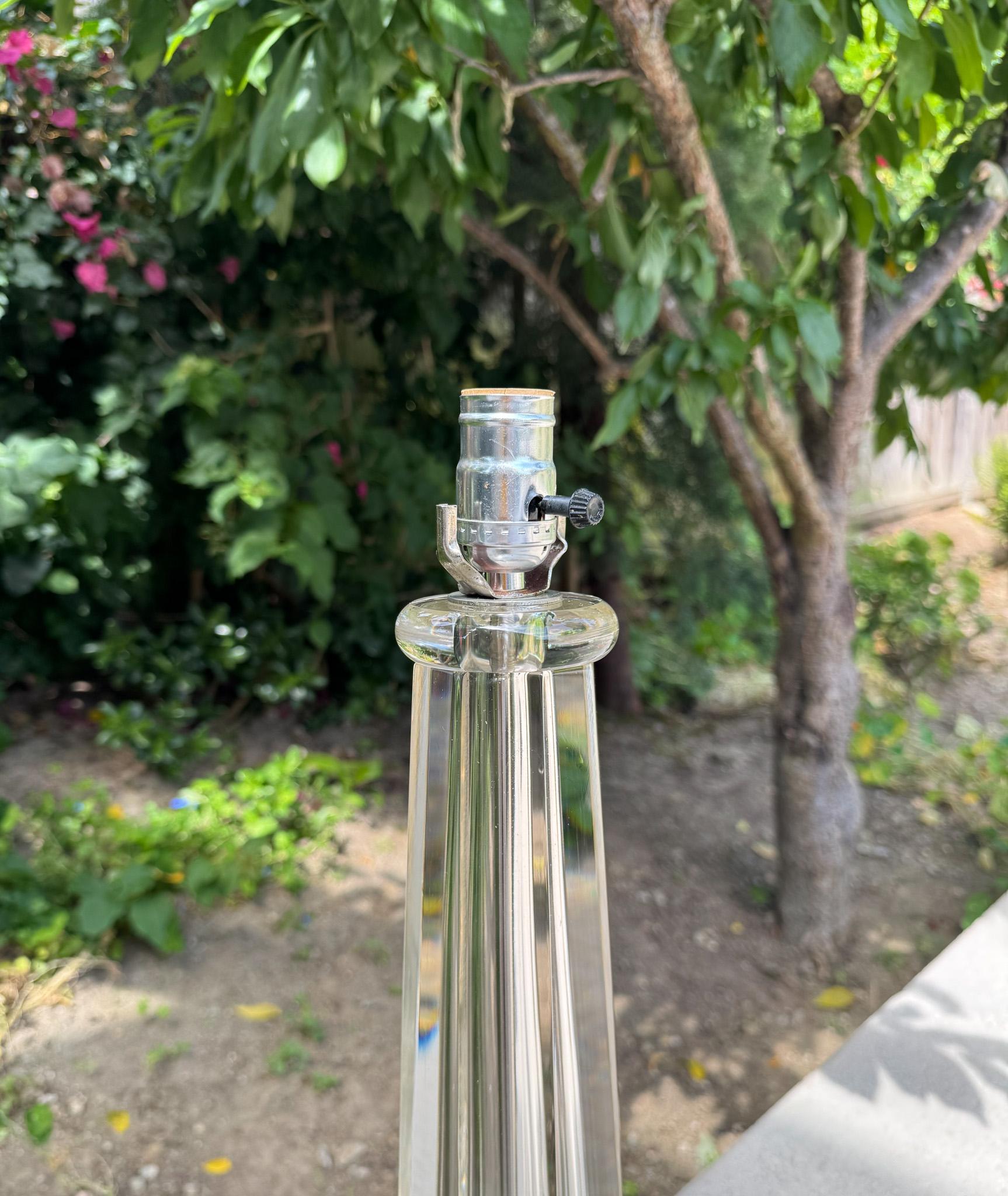 Archimede Seguso Signed Murano Glass Lamp, Italy c.1970 In Good Condition For Sale In San Juan Capistrano, CA