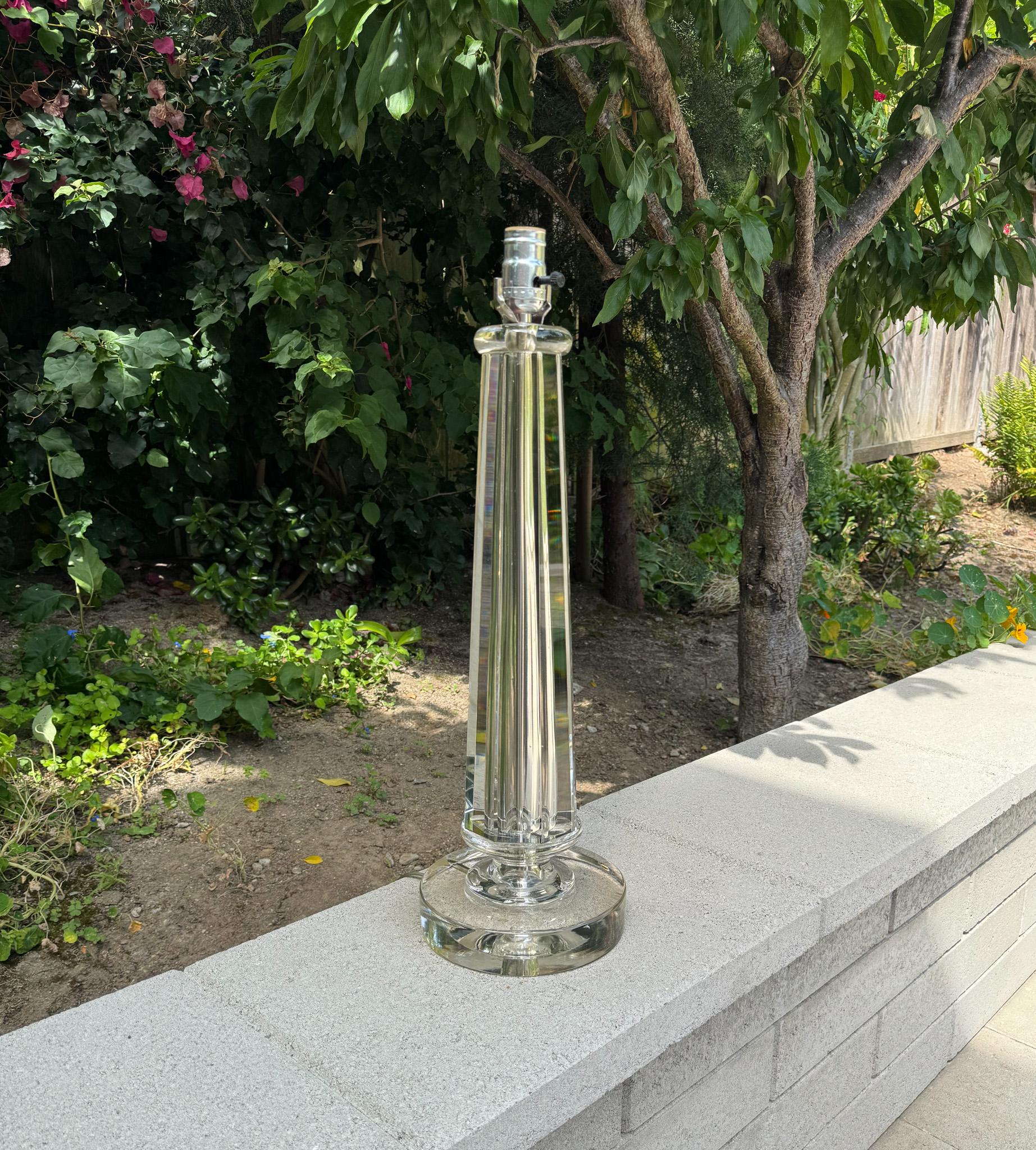 Archimede Seguso Signed Murano Glass Lamp, Italy c.1970 For Sale 1