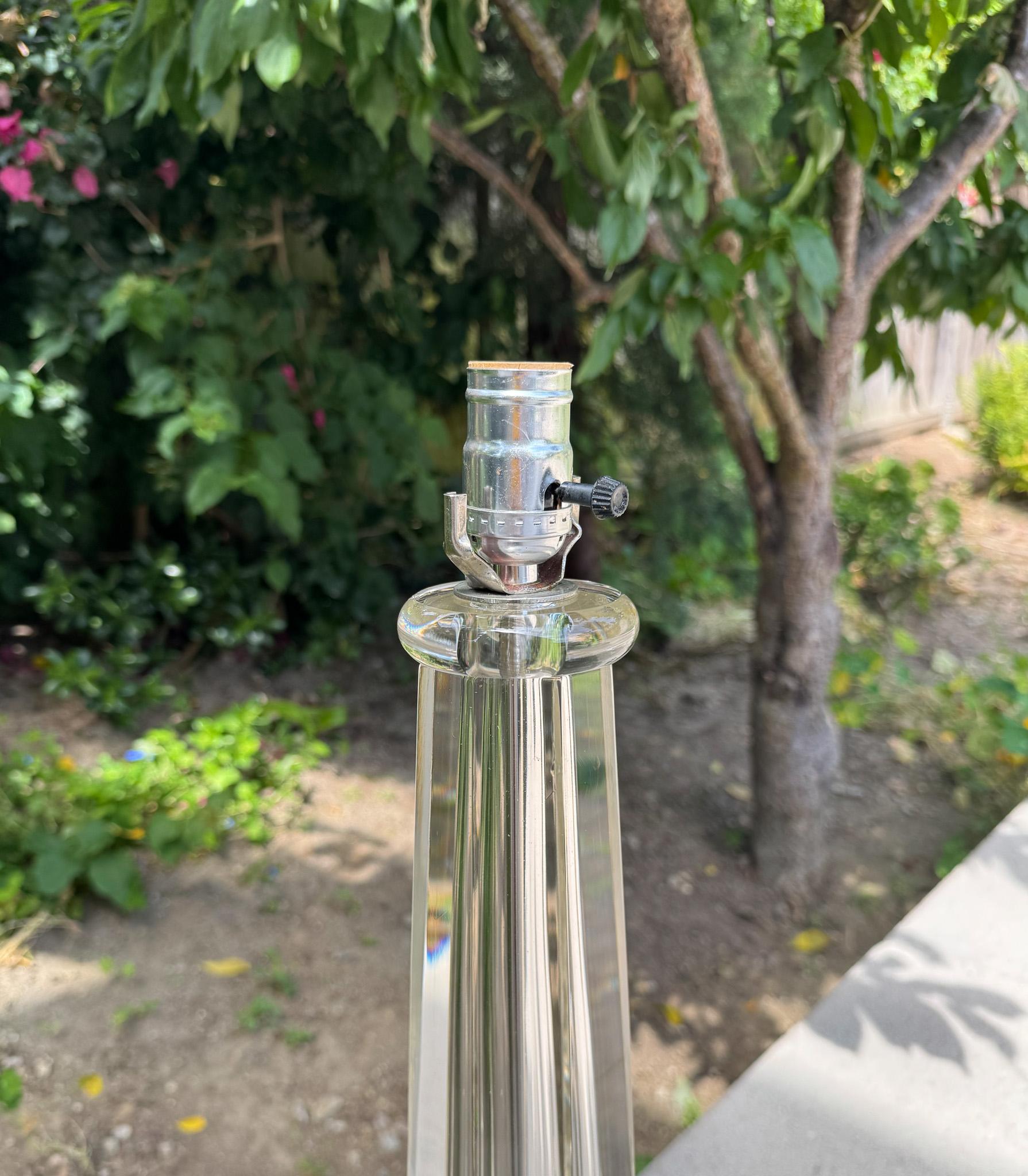 Archimede Seguso Signed Murano Glass Lamp, Italy c.1970 For Sale 2