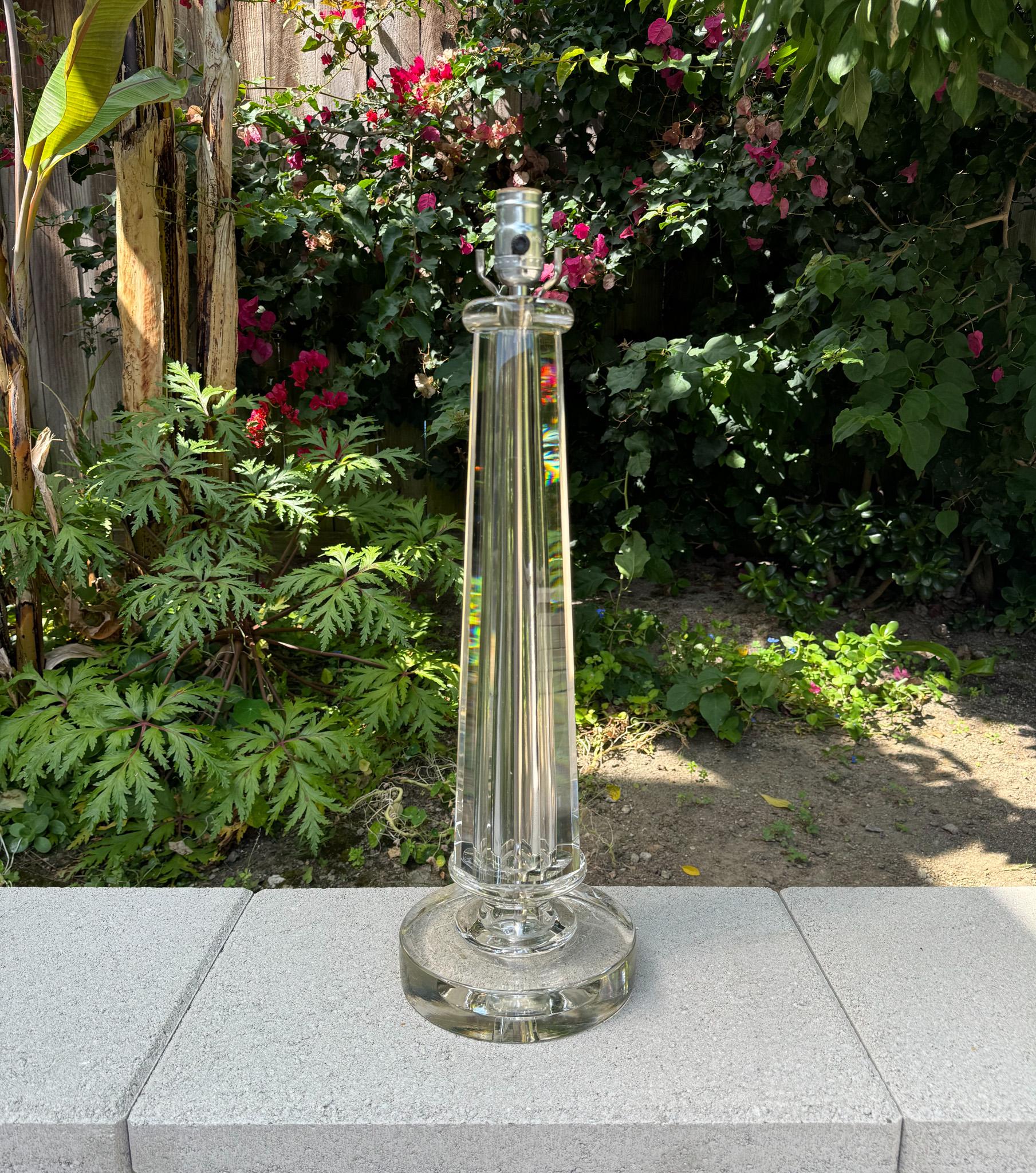 Archimede Seguso Signed Murano Glass Lamp, Italy c.1970 For Sale 3