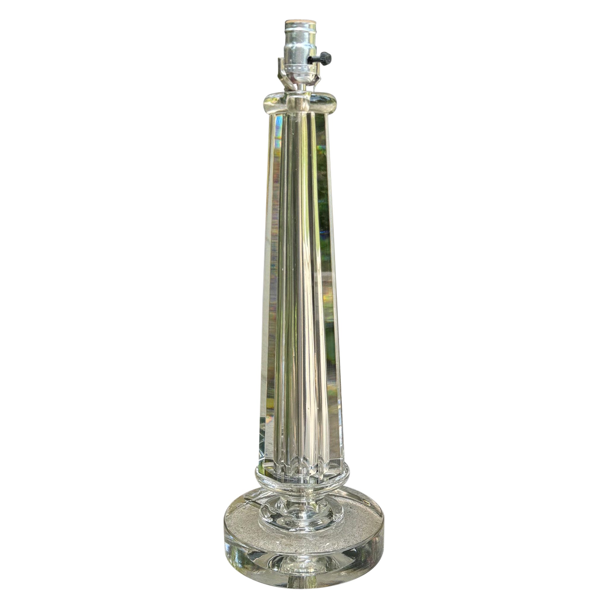 Archimede Seguso Signed Murano Glass Lamp, Italy c.1970 For Sale