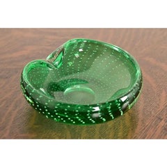 Archimede Seguso Stil Italienisch Murano Glas Aschenbecher oder Catchall