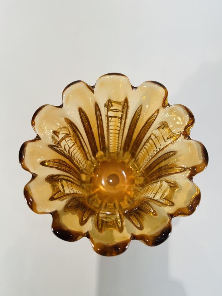 Other Archimede Seguso vase in Murano glass with applied glass For Sale