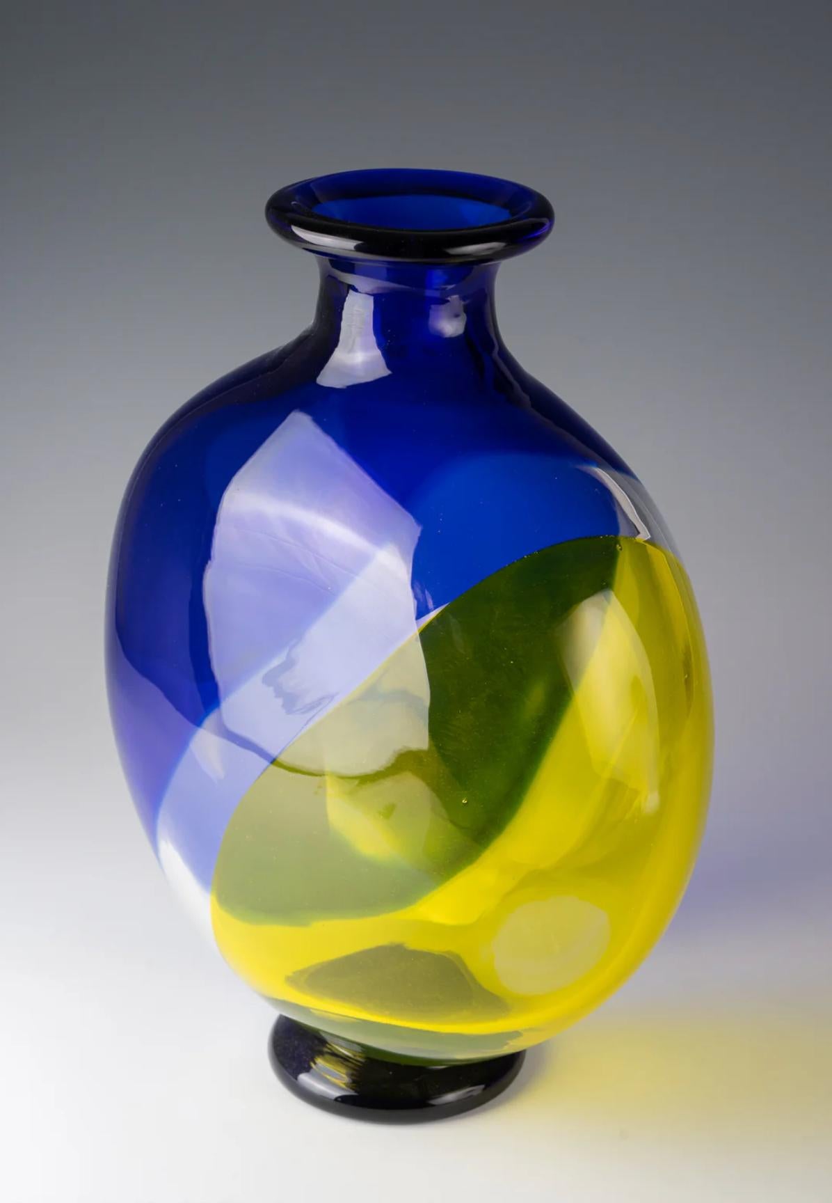 Italiano Archimede Seguso. Vaso, Model 'Carnaval', 1980 in vendita