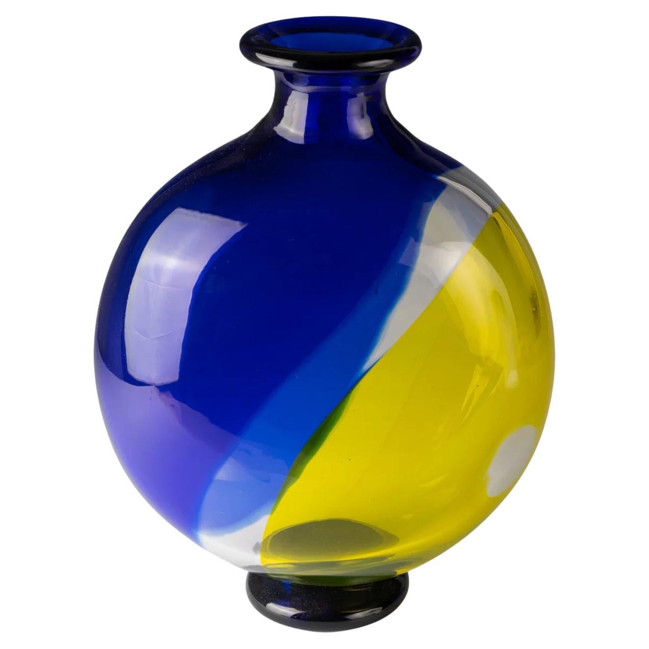 Archimede Seguso. Vaso, Model 'Carnaval', 1980 in vendita