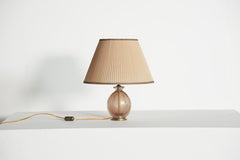 Archimede Seguso Vetri D'Arte Bullicante Table Lamp, Murano, Italy, 1930s