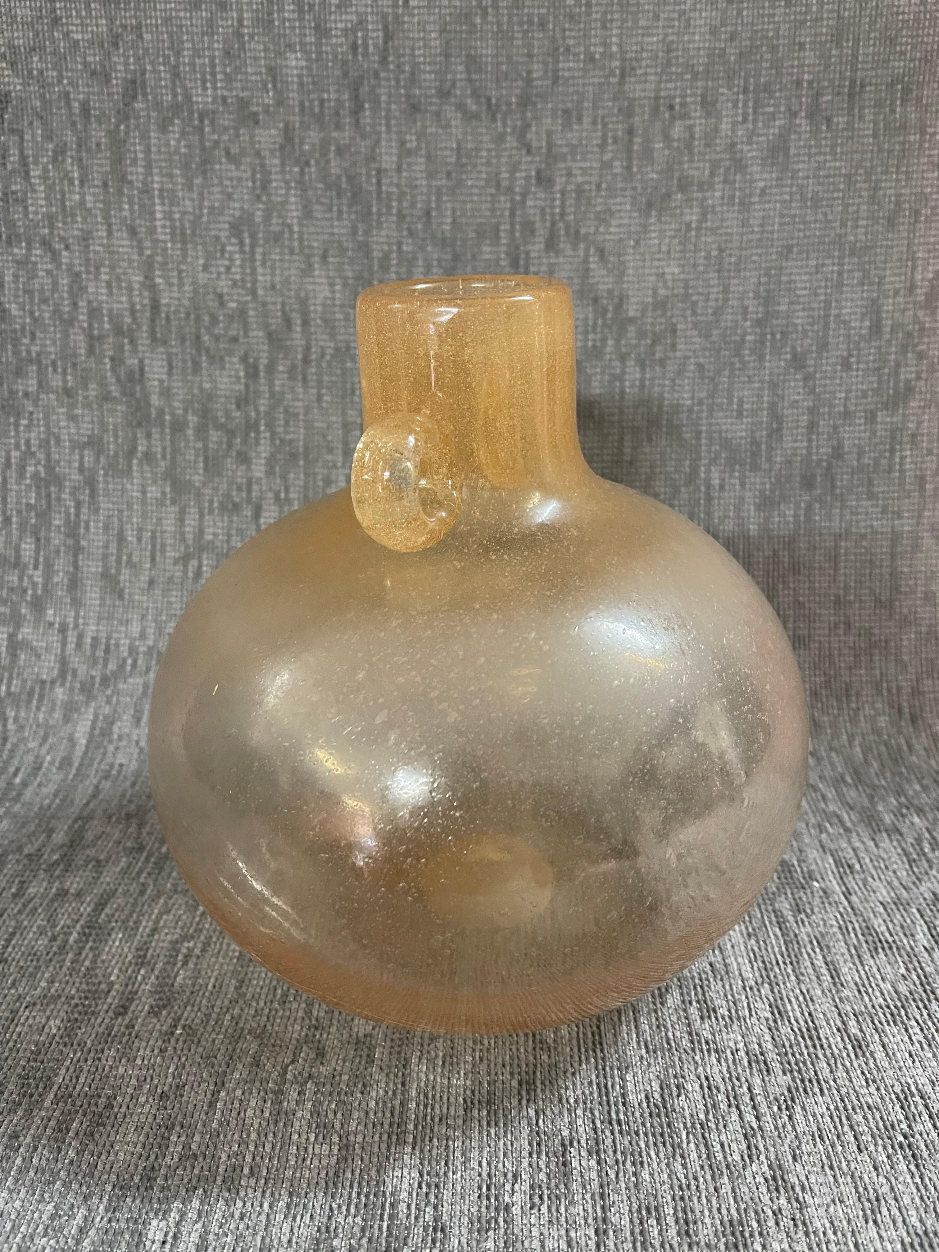 Mid-Century moderno Vaso di Archimede Seguso in vetro di Murano vintage in vendita