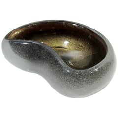 Archimedes Seguso Vetri Darte Pulegoso-Knöchelschale aus Muranoglas